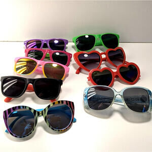 Sunglasses Lot Of 9 Kids/Boys/Girls Eyewear Fun Fashion Stylish